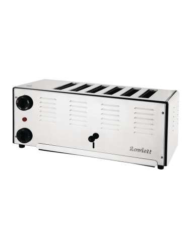 Grille-pain 6 fentes Rowlett Premier - Inox 2,6kW