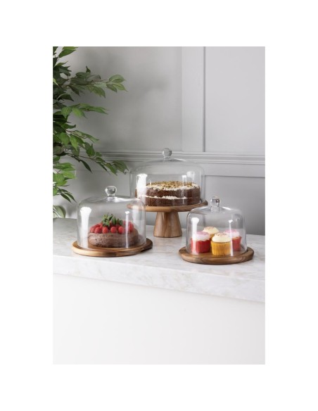 Cloche en verre Olympia 240x190 mm - Présentation de gâteaux