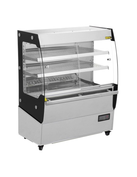 Vitrine chauffante Buffalo 200L - LED et contrôle numérique