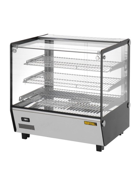 Vitrine chauffante Buffalo 120L - Présentoir comptoir