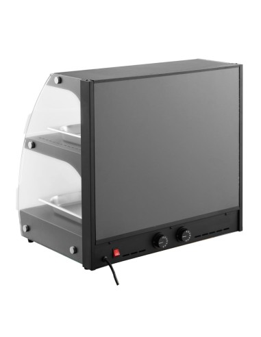 Présentoir chauffant Buffalo HW921 libre-service - 4 bacs GN 1/2