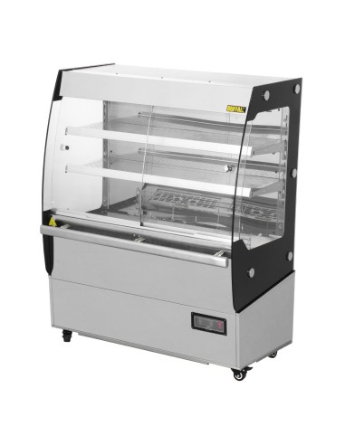 Vitrine chauffante Buffalo 200L - LED et contrôle numérique
