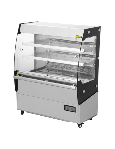 Vitrine chauffante Buffalo 200L - LED et contrôle numérique