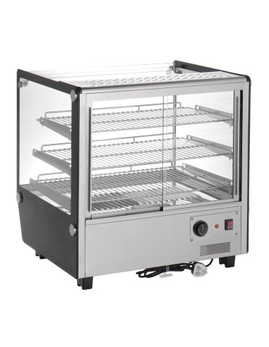 Vitrine chauffante Buffalo 120L - Présentoir comptoir