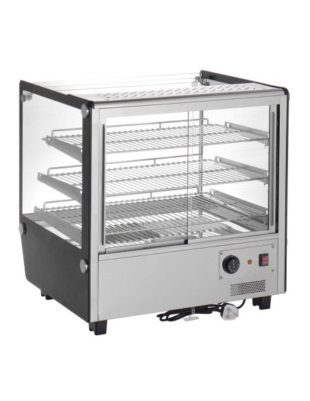 Vitrine chauffante Buffalo 120L - Présentoir comptoir