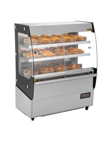 Vitrine chauffante Buffalo 200L - LED et contrôle numérique