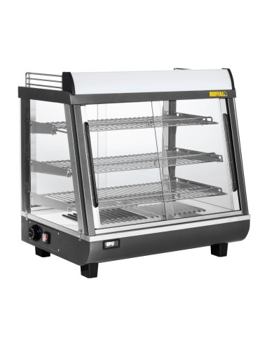 Vitrine chauffante Buffalo 96L - portes coulissantes
