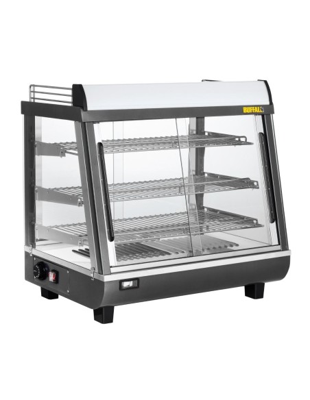 Vitrine chauffante Buffalo 96L - portes coulissantes
