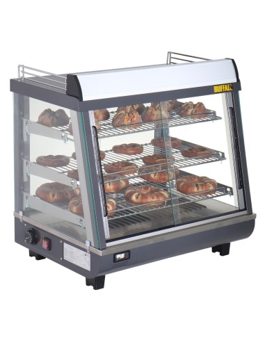 Vitrine chauffante Buffalo 96L - portes coulissantes