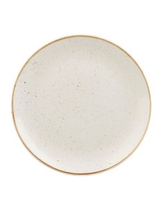 Assiettes Churchill Stonecast Barley White 254 mm - Lot de 12