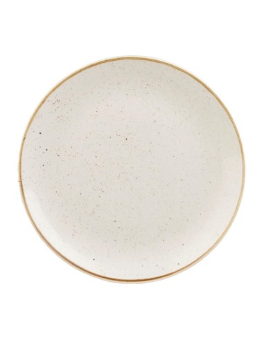Assiettes Churchill Stonecast Barley White 254 mm - Lot de 12