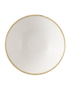 Assiettes creuses Churchill Stonecast Barley White 205mm - Lot de 6