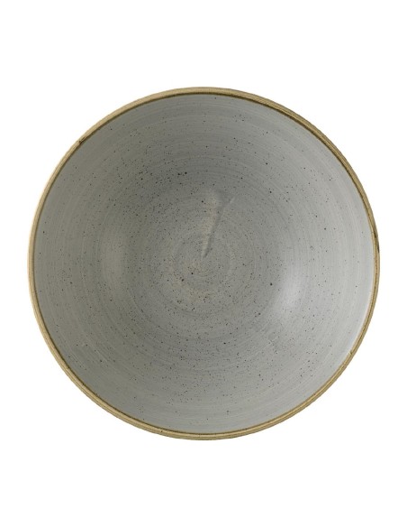 Assiettes creuses Churchill Stonecast Grey 180 mm - Lot de 6
