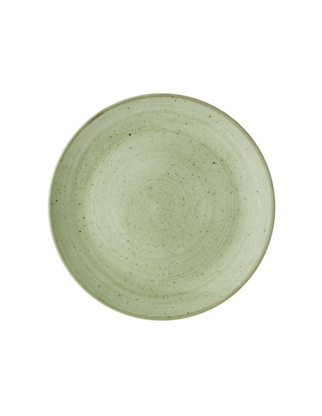 Assiettes Churchill Stonecast Sage Green 228mm - Lot de 12