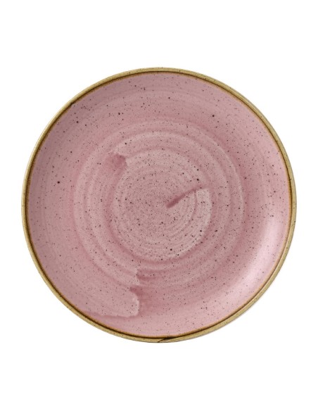 Assiettes Churchill Stonecast Petal Pink 228 mm - Lot de 12