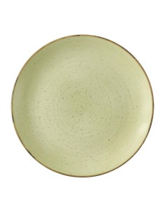Assiettes Churchill Stonecast Raw Green Evolve 220mm - Lot de 12