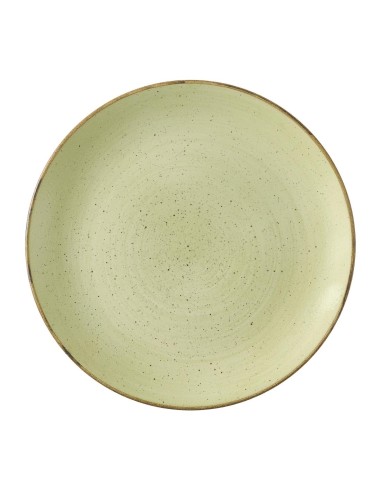 Assiettes Stonecast Raw Green 165mm - Lot de 12