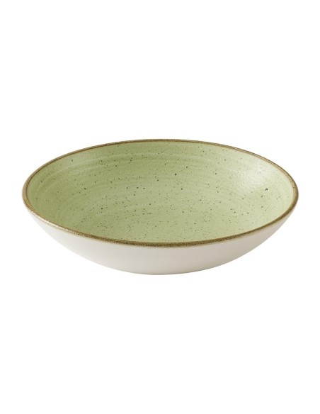 Bols Churchill Stonecast Raw Green 184mm - Lot de 12