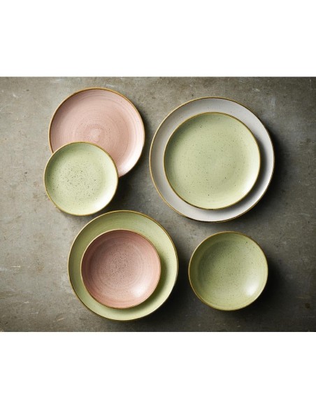 Bols Churchill Stonecast Raw Green 184mm - Lot de 12