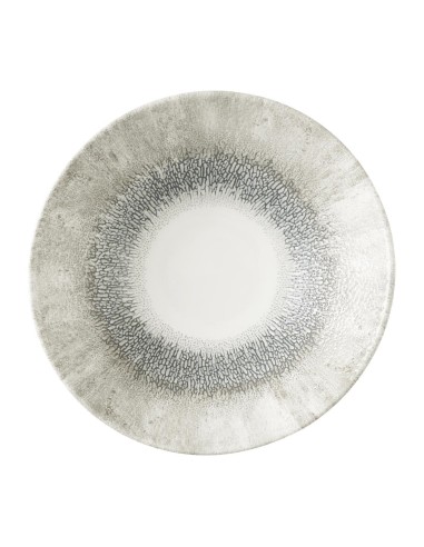 Assiettes creuses Churchill Fusion Grey 203mm - Lot de 6