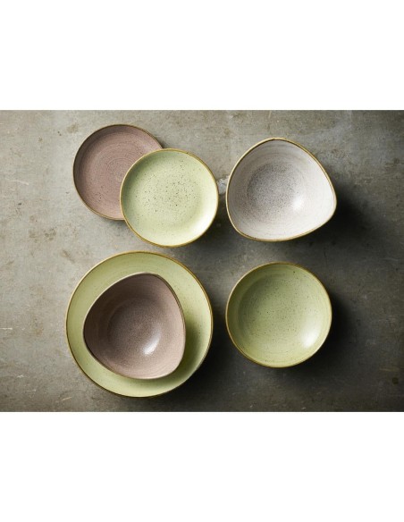 Bols Churchill Stonecast Raw Green 184mm - Lot de 12