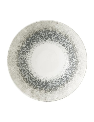 Assiettes creuses Churchill Fusion Grey 178mm - Lot de 6