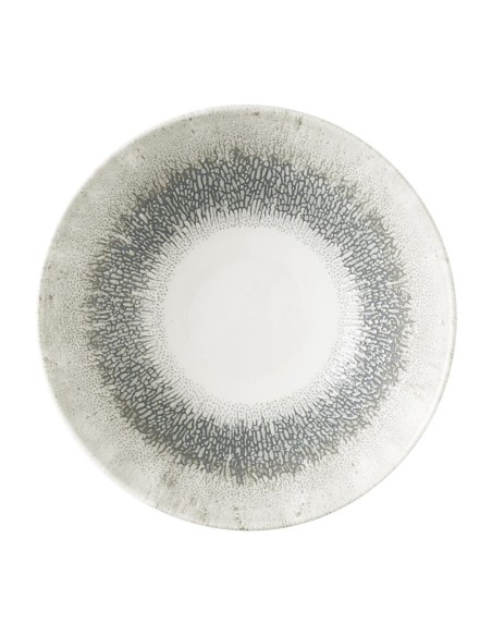 Assiettes creuses Churchill Fusion Grey 178mm - Lot de 6