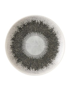Assiettes rondes Churchill Studio Prints Fusion Black 165 mm - Lot de 12