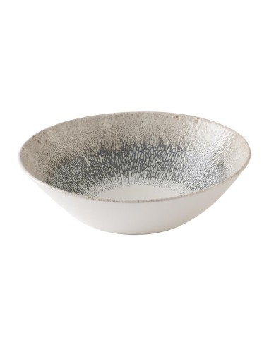 Assiettes creuses Churchill Fusion Grey 178mm - Lot de 6