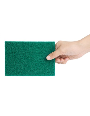 Petits tampons à récurer Jantex verts - lot de 10