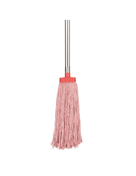 Tête serpillière à franges Kentucky Jantex rouge 450g