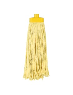 Tête serpillière à franges Kentucky Jantex jaune 450g