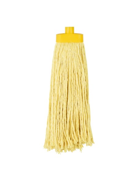 Tête serpillière à franges Kentucky Jantex jaune 450g