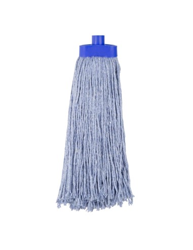 Tête serpillière à franges Kentucky Jantex bleue 450g