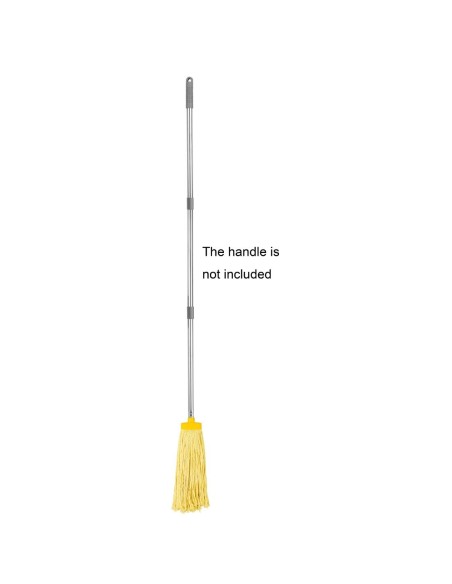 Tête serpillière à franges Kentucky Jantex jaune 450g