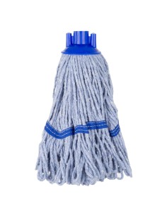 Tête serpillière à franges Jantex bande bleue 200g