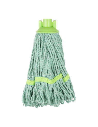 Tête serpillière Jantex bande verte 200g - 230 mm