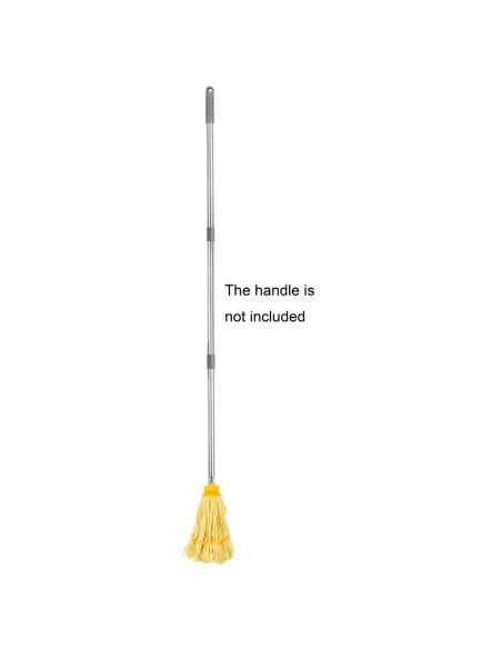 Tête serpillière à franges Jantex 200g - Jaune