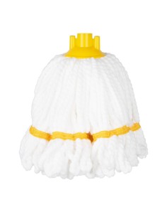 Tête serpillière microfibre Jantex jaune 150g - HX240
