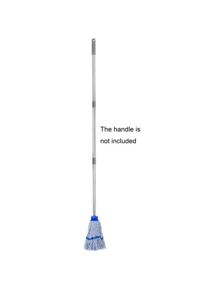 Tête serpillière à franges Jantex bande bleue 200g