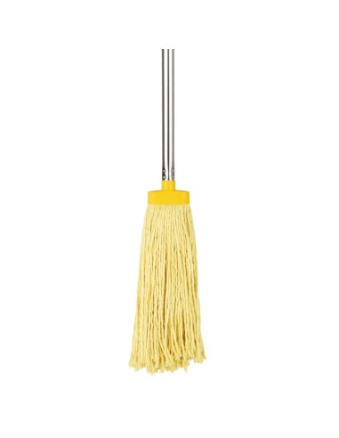 Tête serpillière à franges Kentucky Jantex jaune 450g