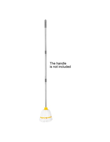 Tête serpillière microfibre Jantex jaune 150g - HX240