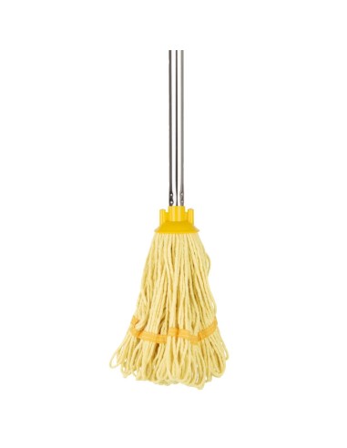 Tête serpillière à franges Jantex 200g - Jaune