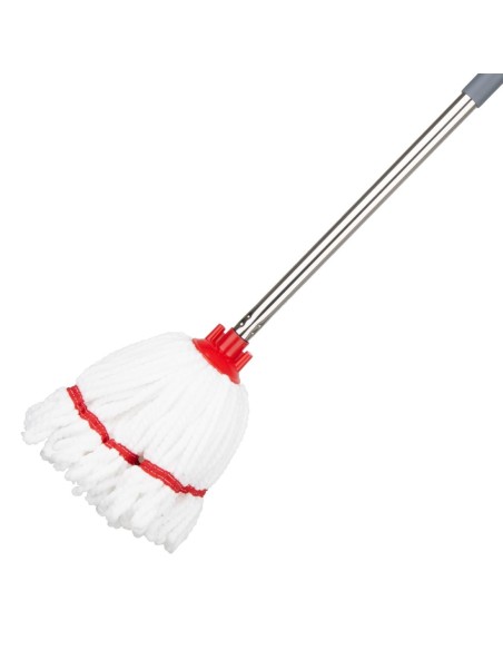 Tête serpillière microfibre Jantex bande rouge 150g
