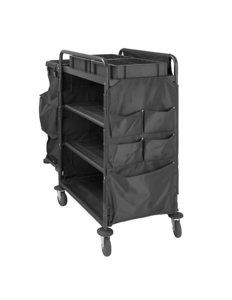 Chariot de nettoyage compact Jantex - léger et polyvalent