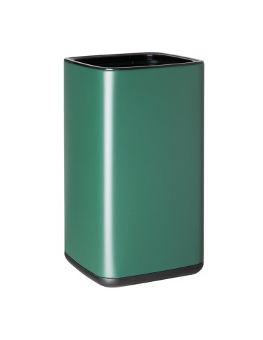 Poubelle carrée Bolero verte 7L - Design élégant