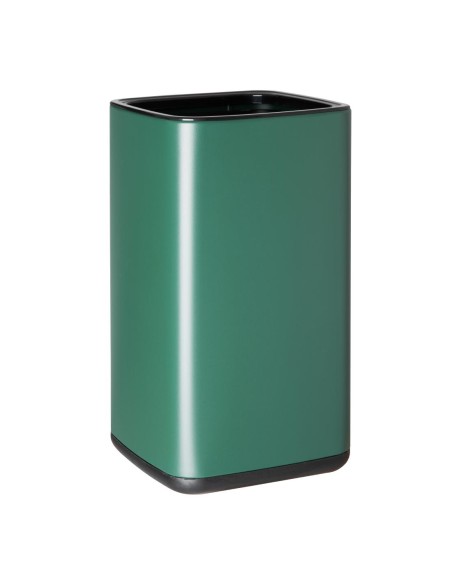 Poubelle carrée Bolero verte 7L - Design élégant