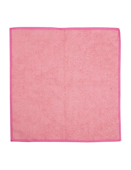 Chiffons microfibre Jantex roses - lot de 5 400x400 mm