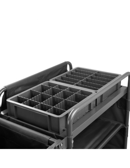 Chariot de nettoyage compact Jantex - léger et polyvalent