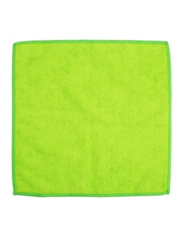 Chiffons microfibre Jantex verts - lot de 5